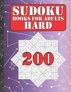 Sudoku books for adults hard: 200 Sudokus from hard with solutions for adults Gifts Sudoku hard book Galaxy Sky Lover adults, kids (en Inglés)