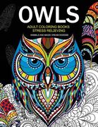 Owls Adult Coloring Books Stress Relieving: Animal and Magic Dream Design (en Inglés)