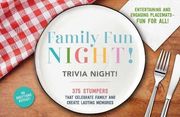 Family fun Night Trivia Night Placemats 