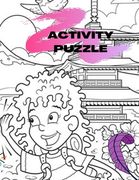 Activity puzzle: book for kids ages 6-10 years old: Sudoku, Word puzzle, Tik Tak Toe and more funny games for smart kids