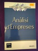 Analisi d Empreses Comptabilitat i Direccio (en Catalán)