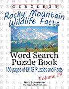 Circle it, Rocky Mountain Wildlife Facts, Word Search, Puzzle Book (en Inglés)