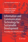 Information and Communication Technology for Sustainable Development: Proceedings of Ict4sd 2016, Volume 2 (en Inglés)
