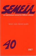 semeia 40: text and textuality