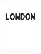 London: Black and white Decorative Book - Perfect for Coffee Tables, End Tables, Bookshelves, Interior Design & Home Staging A (en Inglés)