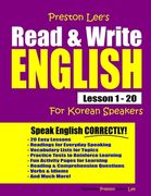 Preston Lee's Read & Write English Lesson 1 - 20 For Korean Speakers (en Inglés)