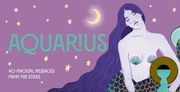 Aquarius Pocket Zodiac Cards: 40 Magical Messages From the Stars (en Inglés)