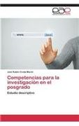 Competencias para la investigación en el posgrado
