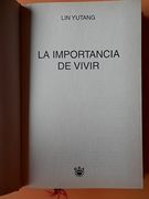 La Importancia de Vivir,