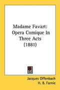 madame favart: opera comique in three acts (1881)