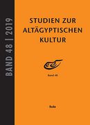 Studien zur Altagyptischen Kultur Band 48 (2019) (en Inglés)
