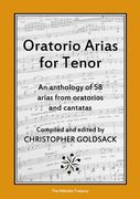Oratorio Arias for Tenor: An anthology of 58 arias from oratorios for tenor (en Inglés)