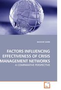 factors influencing effectiveness of crisis management networks (en Inglés)