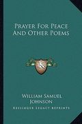 prayer for peace and other poems (en Inglés)