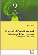 rhetorical questions and message effectiveness