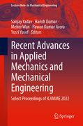 Recent Advances in Applied Mechanics and Mechanical Engineering: Select Proceedings of Icamme 2022