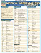 medical abbreviations & acronyms quick reference guide