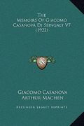 the memoirs of giacomo casanova di seingalt v7 (1922) (en Inglés)