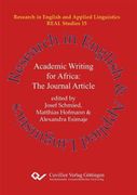 Academic Writing for Africa: The Journal Article (en Inglés)