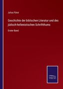 Geschichte der Biblischen Literatur und des Jüdisch-Hellenistischen Schriftthums: Erster Band (en Alemán)