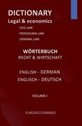DICTIONARY LEGAL and ECONOMICS ENGLISH GERMAN (en Inglés)