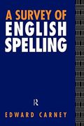 a survey of english spelling (en Inglés)