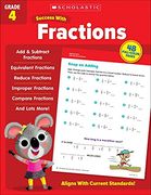 Scholastic Success With Fractions Grade 4 Workbook (en Inglés)