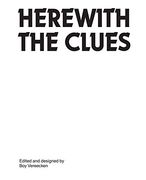 Herewith the Clues (Sternberg Press) (en Inglés)