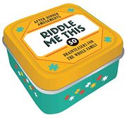 American West Books After Dinner Amusements: Riddle me This: 50 Brainteasers for the Whole Family (Dinner Party Gifts, Games for Adults, Games for Dinner Parties) (en Inglés)