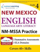 New Mexico Measures of Student Success and Achievement (NM-MSSA) Test Practice: Grade 4 English Language Arts Literacy (ELA) Practice Workbook and Ful (en Inglés)