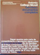 Garcilaso: Documentos Completos.