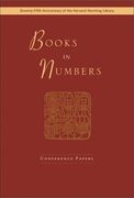 Books in Numbers: Conference Papers (en Inglés)