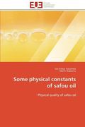 some physical constants of safou oil
