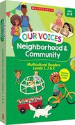 Our Voices: Neighborhood & Community (Single-Copy Set): Multicultural Readers for Levels i, j & k (en Inglés)