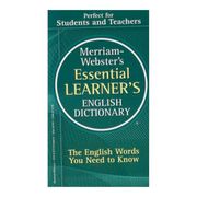Merriam-Webster´S Essential Learner´S English Dictionary (en Inglés)