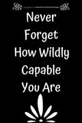 Never Forget How Wildly Capable You Are (en Inglés)