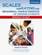 Scales for Rating the Behavioral Characteristics of Superior Students--Print Version: 100 Booklets (en Inglés)