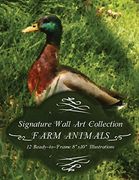 Signature Wall Art Collection: Farm Animals