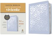 Biblia de Margen Amplio Ntv Con Filament (Sentipiel, Floral, Letra Roja)