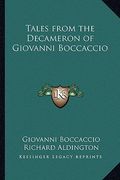 tales from the decameron of giovanni boccaccio