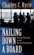 nailing down a board,serving effectively on the not-for-profit board (en Inglés)