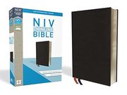 NIV, Thinline Bible, Bonded Leather, Black, Indexed, Red Letter Edition (en Inglés)