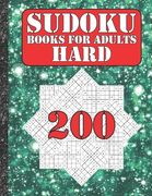 Sudoku books for adults hard: 200 Sudokus from hard with solutions for adults Gifts Sudoku hard book Galaxy Sky Lover adults, kids (en Inglés)