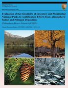 Evaluation of the Sensitivity of Inventory and Monitoring National Parks to Acidification Effects from Atmospheric Sulfur and Nitrogen Deposition: Chi (en Inglés)