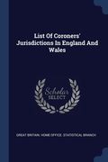 List Of Coroners' Jurisdictions In England And Wales