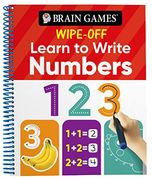 Brain Games Wipe-Off Learn to Write: Numbers (Kids Ages 3 to 6) (en Inglés)