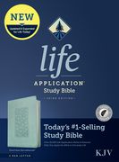 Kjv Life Application Study Bible, Third Edition (Red Letter, Leatherlike, Floral Frame Teal, Indexed)(Tyndale House Publ) (en Inglés)