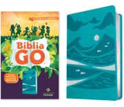 Biblia GO para niños NTV (SentiPiel, Verde azulado). Una Biblia para niños que transforma