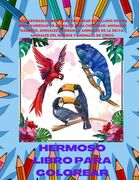 Hermoso libro para colorear - Este adorable libro para colorear está lleno de una gran variedad de animales para colorear: animales marinos, animales (in Spanish)