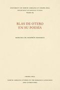 Blas de Otero en su Poesia (North Carolina Studies in the Romance Languages and Literatures)
